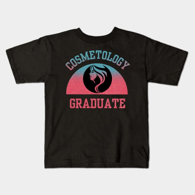 Cosmetology Graduation Gift Kids T-Shirt by stressless